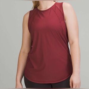lululemon athletica Burgundy Muscle Tee